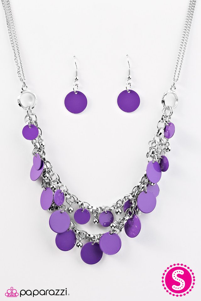 Paparazzi ♥ Bright Horizons - Purple ♥ Necklace