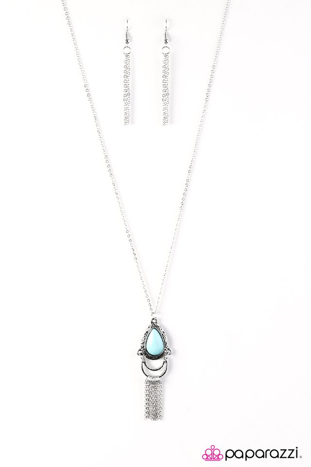 Paparazzi ♥ Summer Fiesta - Blue ♥ Necklace