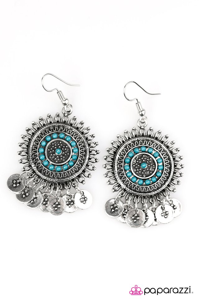 Paparazzi ♥ Sonoran Sunshine - Blue ♥ Earrings