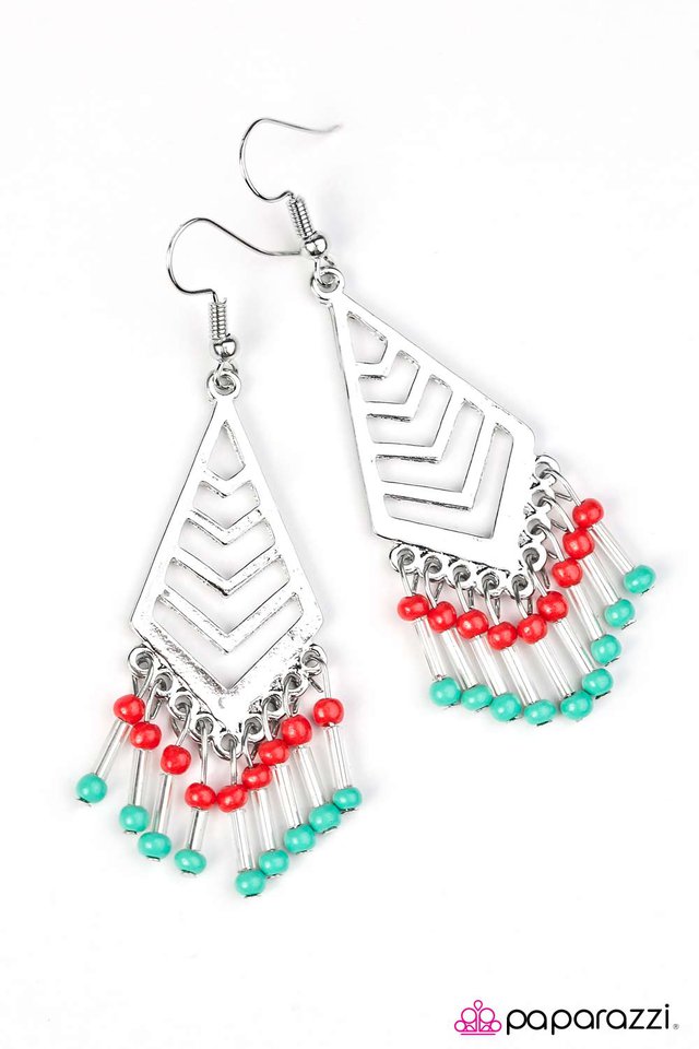 Paparazzi ♥ Tribal Spirit - Multi ♥ Earrings