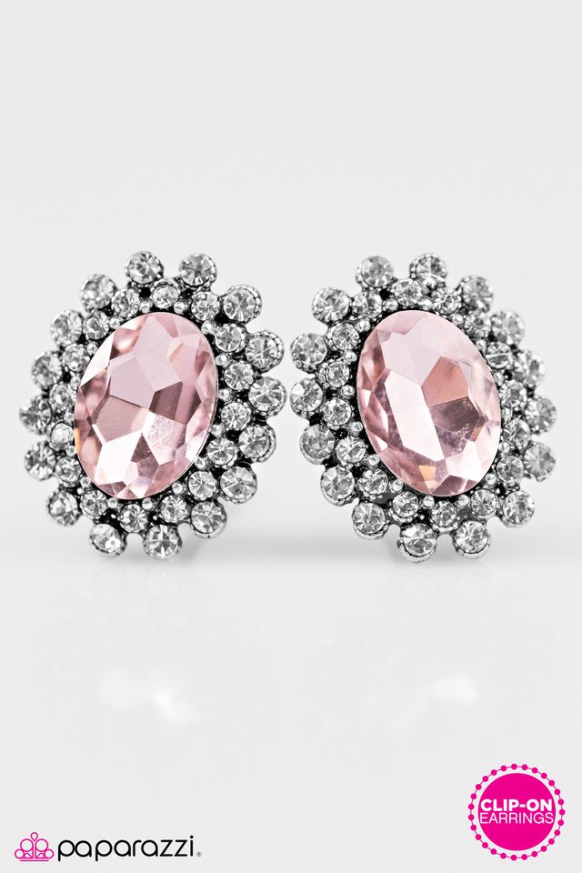Paparazzi ♥ Starry Shine - Pink - Clip-On ♥ Clip-On