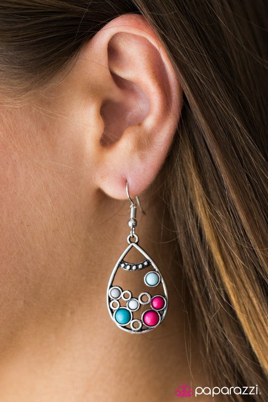 Paparazzi ♥ Lost At Sea - Multi ♥  Earrings-product_sku