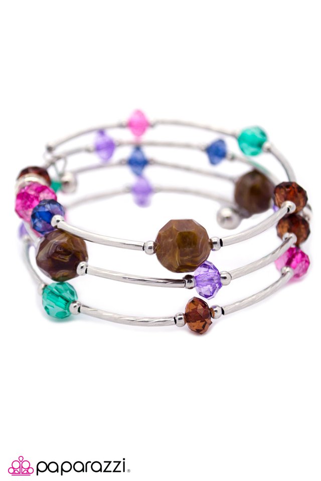 Paparazzi ♥ A Snaking Suspicion - Multi ♥ Bracelet