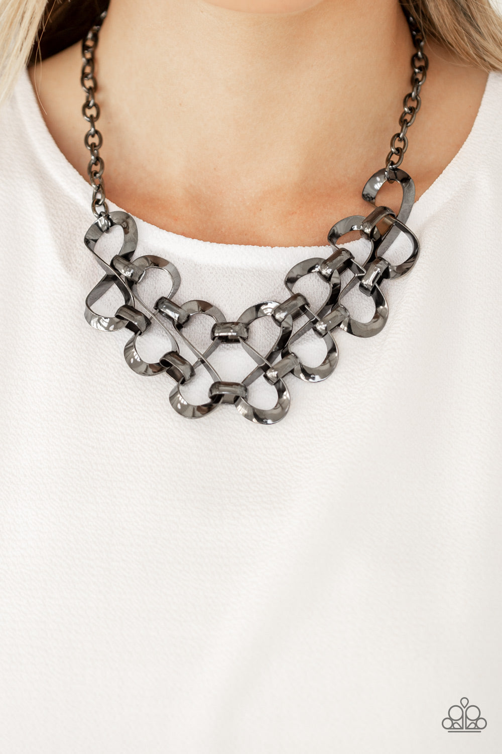 Paparazzi ♥ Work, Play, and Slay - Black ♥  Necklace