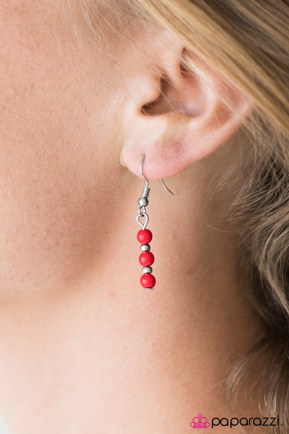 Paparazzi ♥ Pleasant Paradise - Red ♥  Necklace