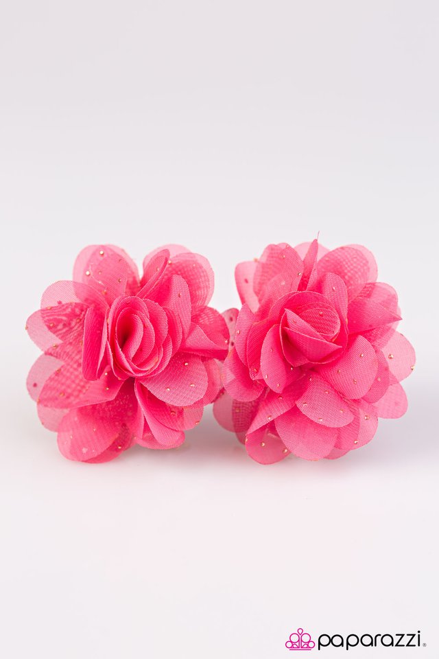 Paparazzi ♥ Golden Summers - Pink ♥ Hair Clip