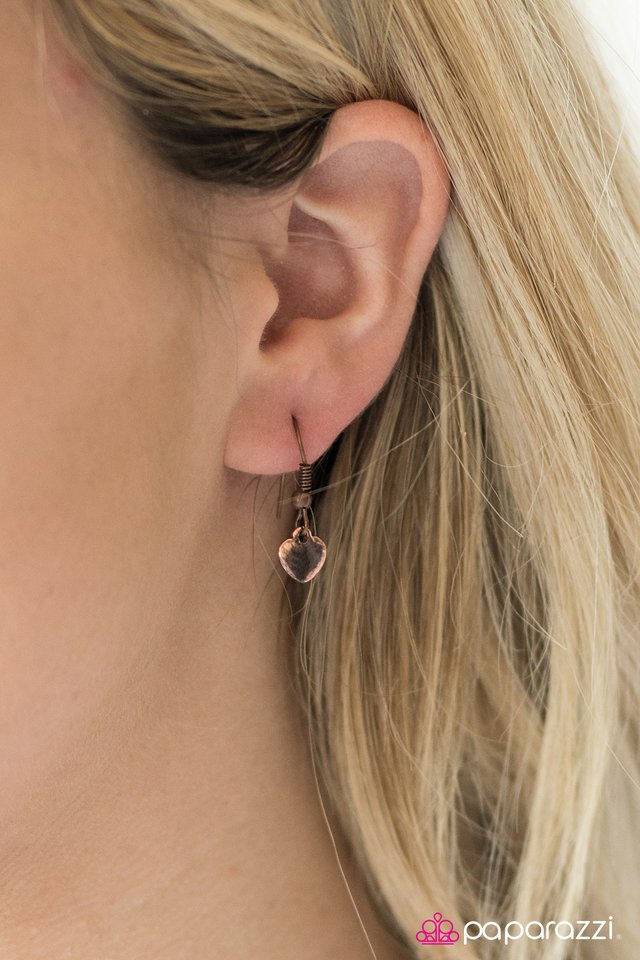 Paparazzi ♥ Heart Of A Lion - Copper ♥ Necklace