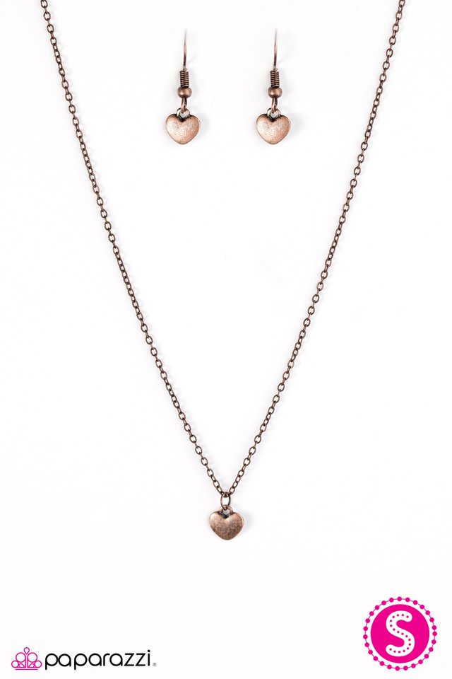 Paparazzi ♥ Heart Of A Lion - Copper ♥ Necklace