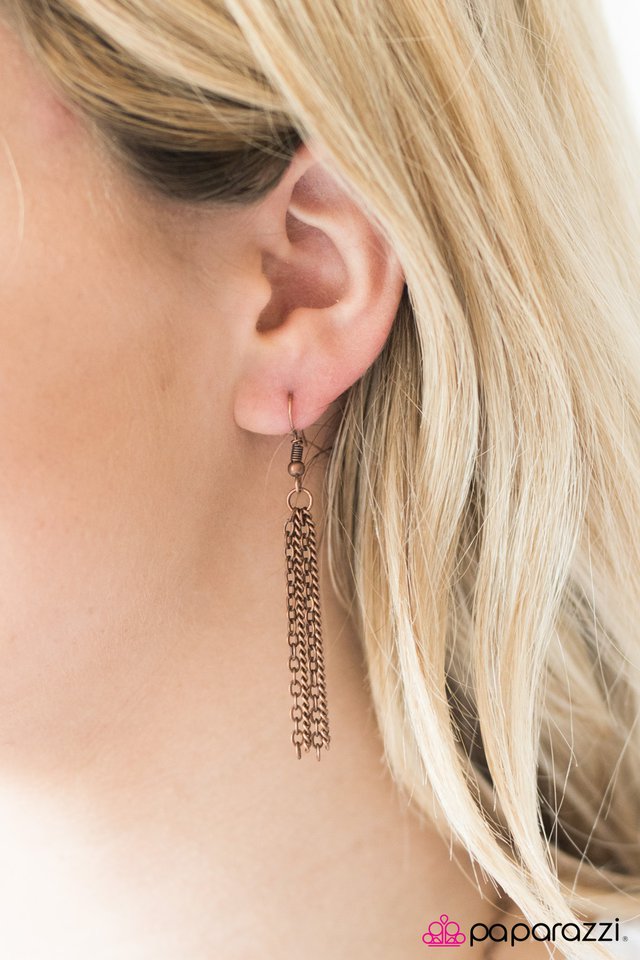 Paparazzi ♥ Keepin It Street - Copper ♥ Necklace