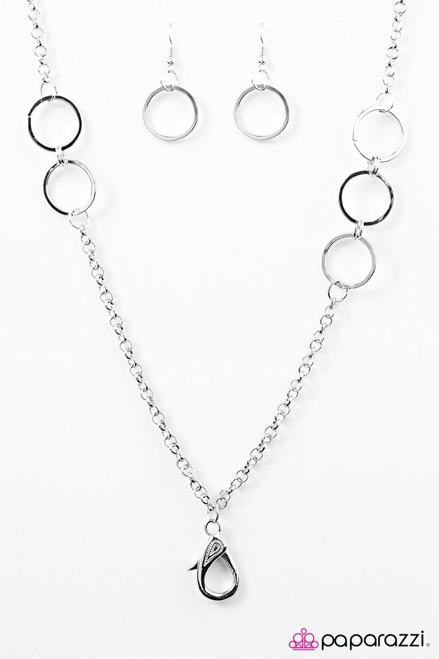 Paparazzi ♥ Has A Ring To It - Silver Lanyard ♥ Lanyard