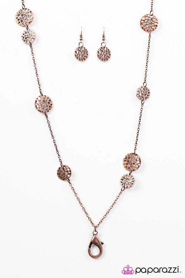 Paparazzi ♥ The HOLEY Grail - Copper Lanyard ♥ Lanyard