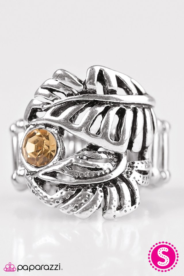 Paparazzi ♥ Sparrow Sparkle - Brown ♥ Ring