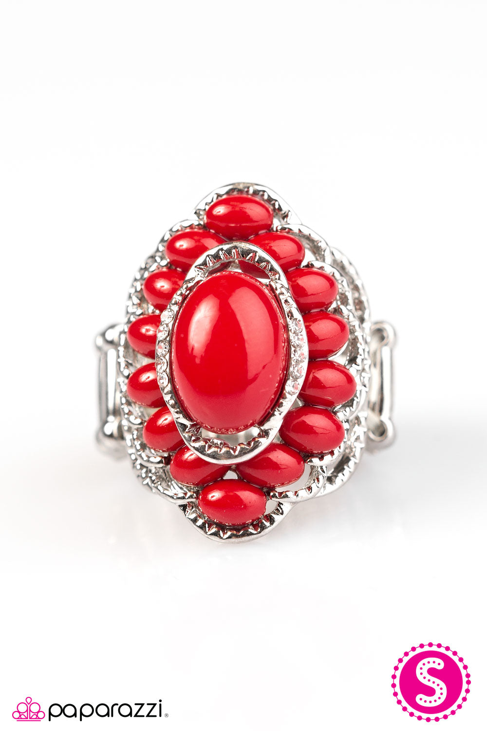 Paparazzi ♥ Will You BEAD My Girl? - Red ♥  Ring