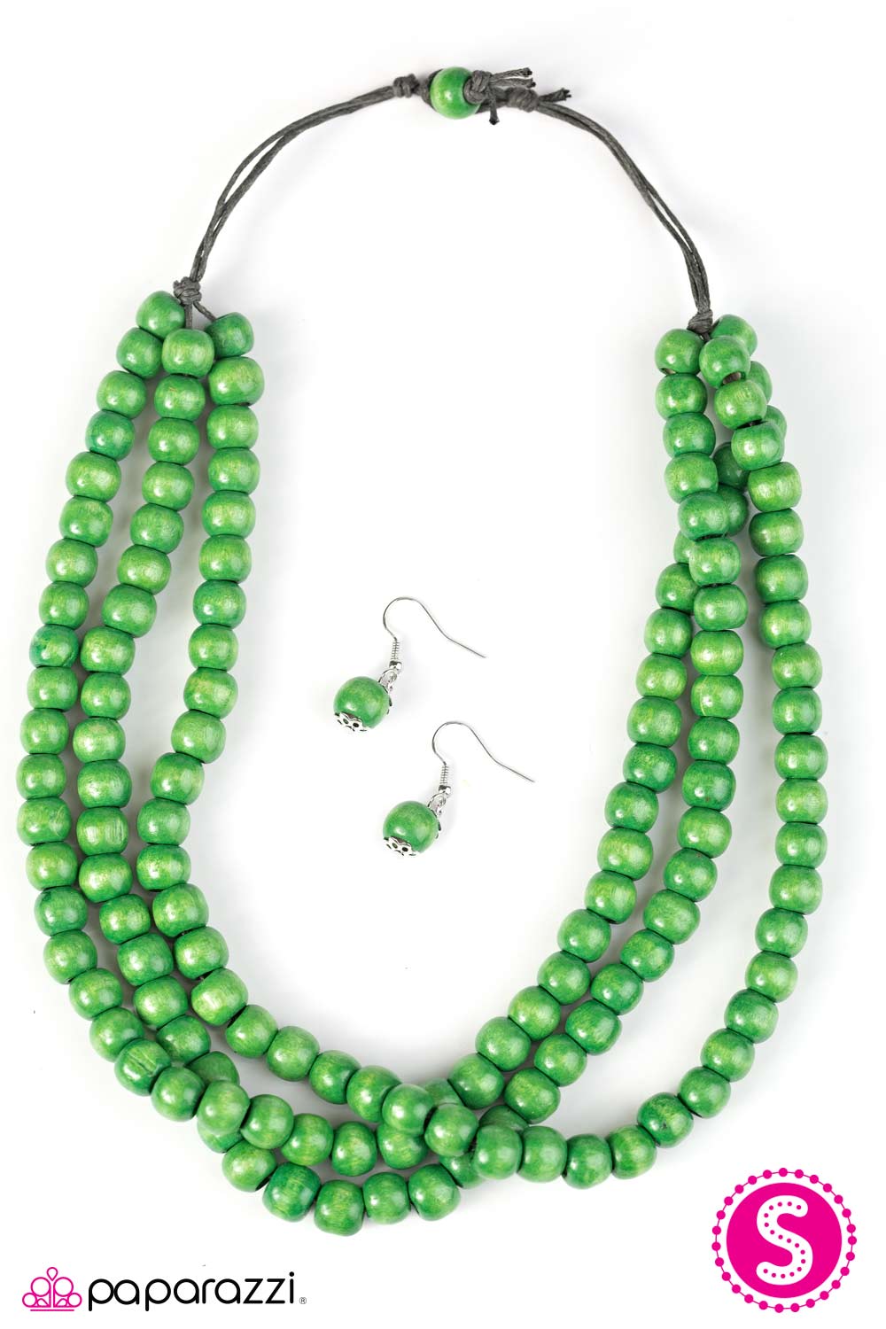 Paparazzi ♥ Summer Mai Tai - Green ♥  Necklace