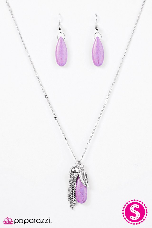 Paparazzi ♥ Western Walkabout - Purple ♥ Necklace