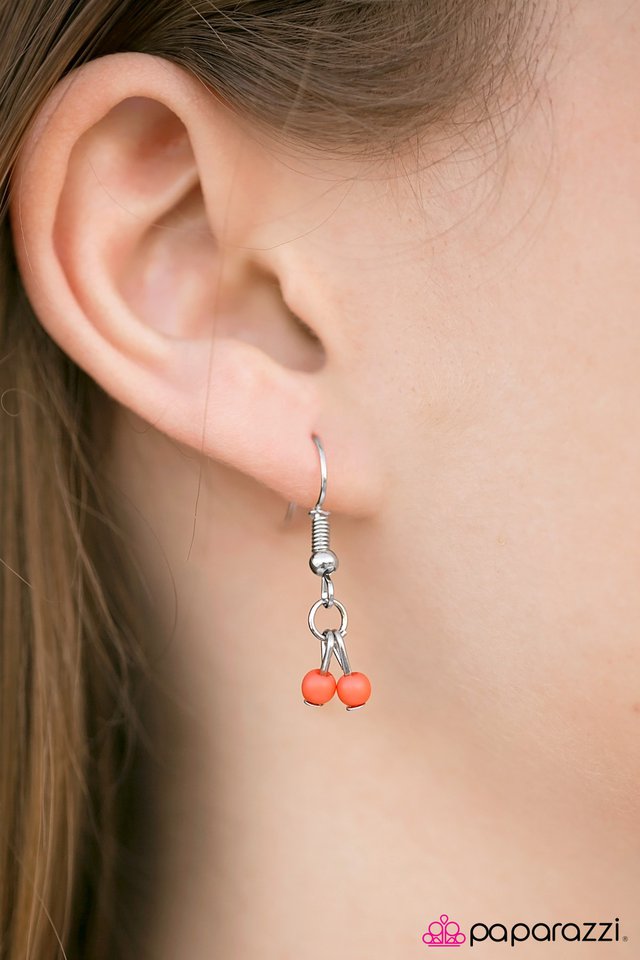 Paparazzi ♥ Summer Skies - Orange ♥ Necklace