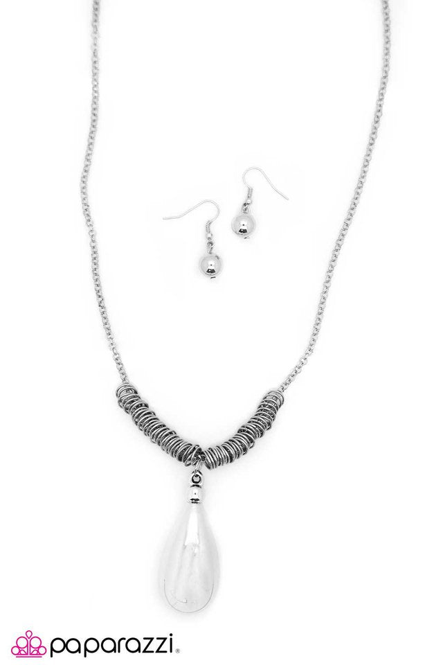 Paparazzi ♥ Under My Spell - Silver ♥ Necklace
