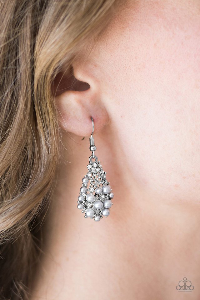 Paparazzi ♥ Coastal Cache - Silver ♥ Earrings