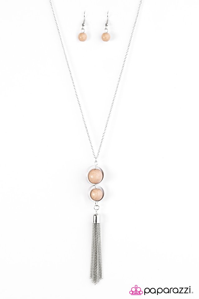 Paparazzi ♥ I Know It ZEN I See It - Brown ♥ Necklace