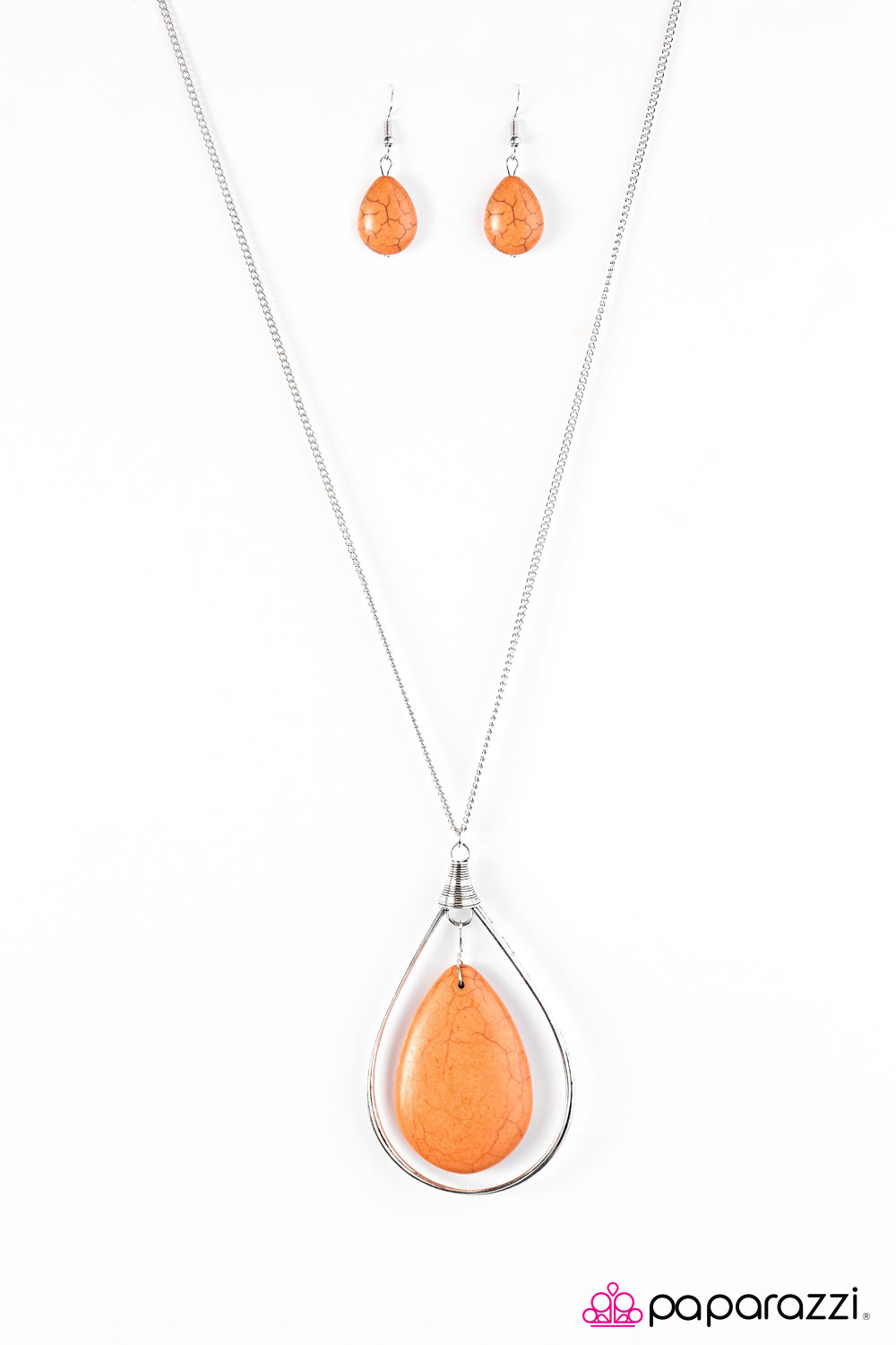 Paparazzi ♥ Desert Discovery - Orange ♥  Necklace