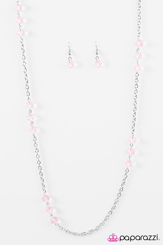 Paparazzi ♥ Glitzy-est Of Them All - Pink ♥ Necklace