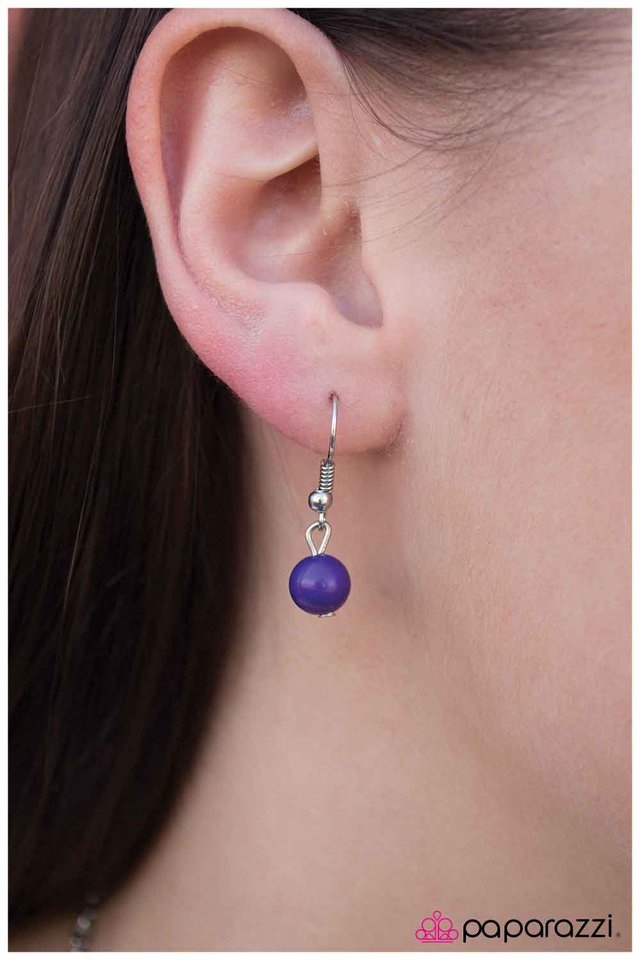 Paparazzi ♥ Worked Like a Charm - Purple ♥ Necklace