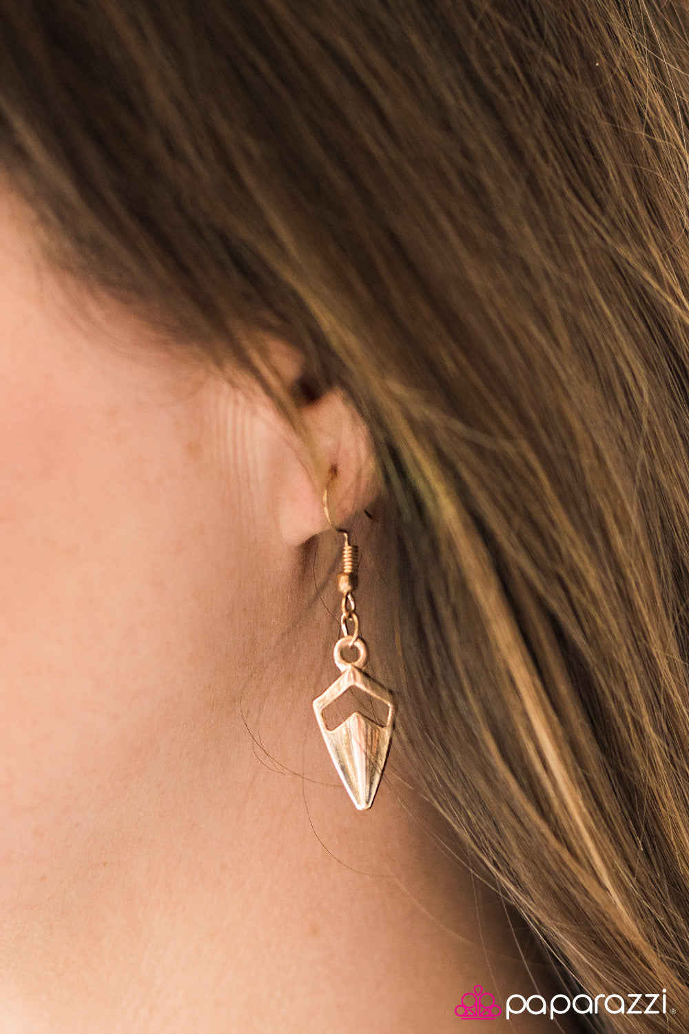 Paparazzi ♥ Fighting SPEAR-it - Gold ♥  Necklace