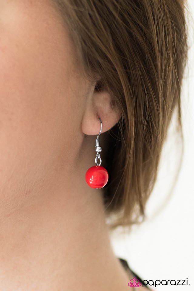 Paparazzi ♥ Rainbow Radiance - Red ♥ Necklace