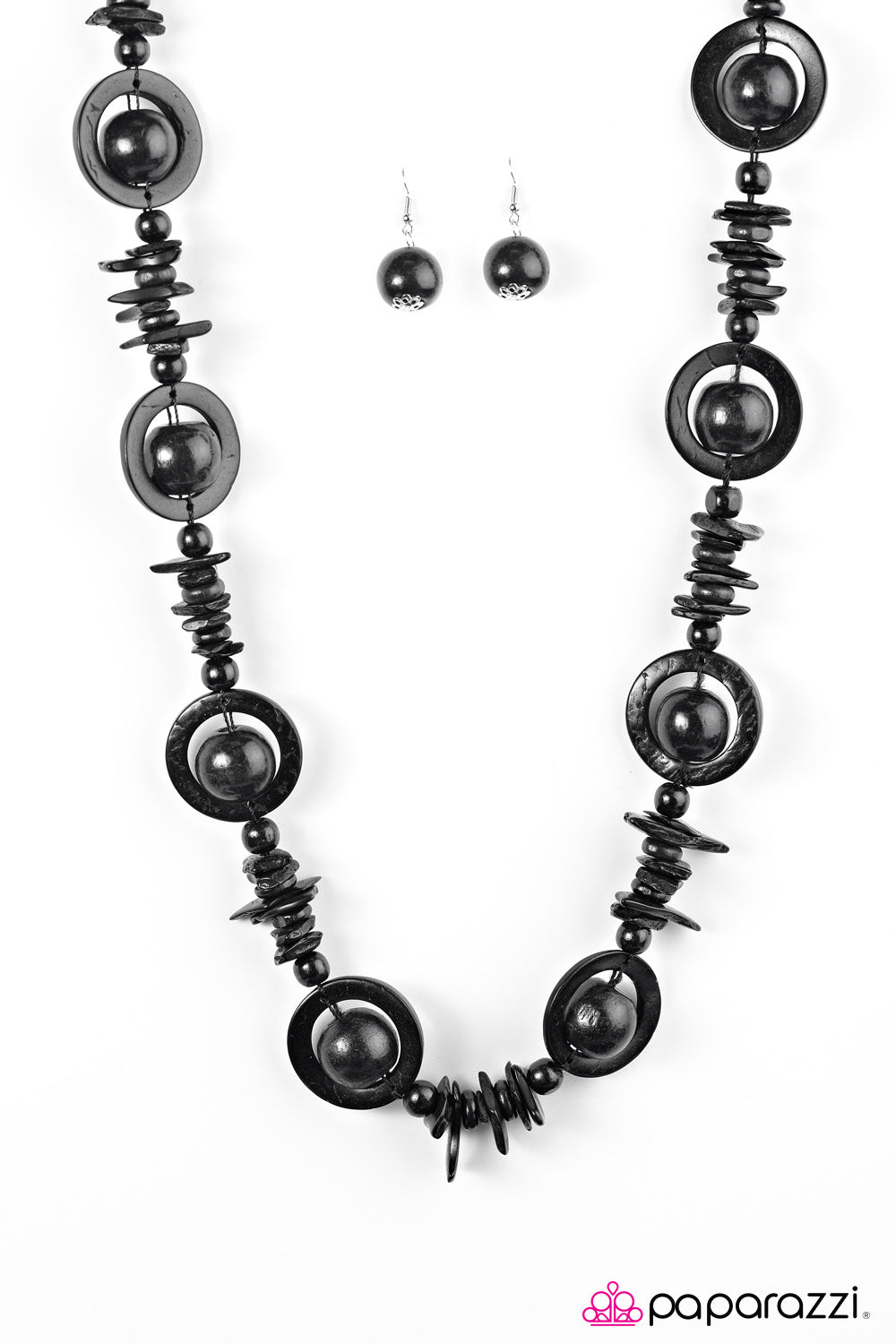 Paparazzi ♥ Tropical Tango - Black ♥  Necklace