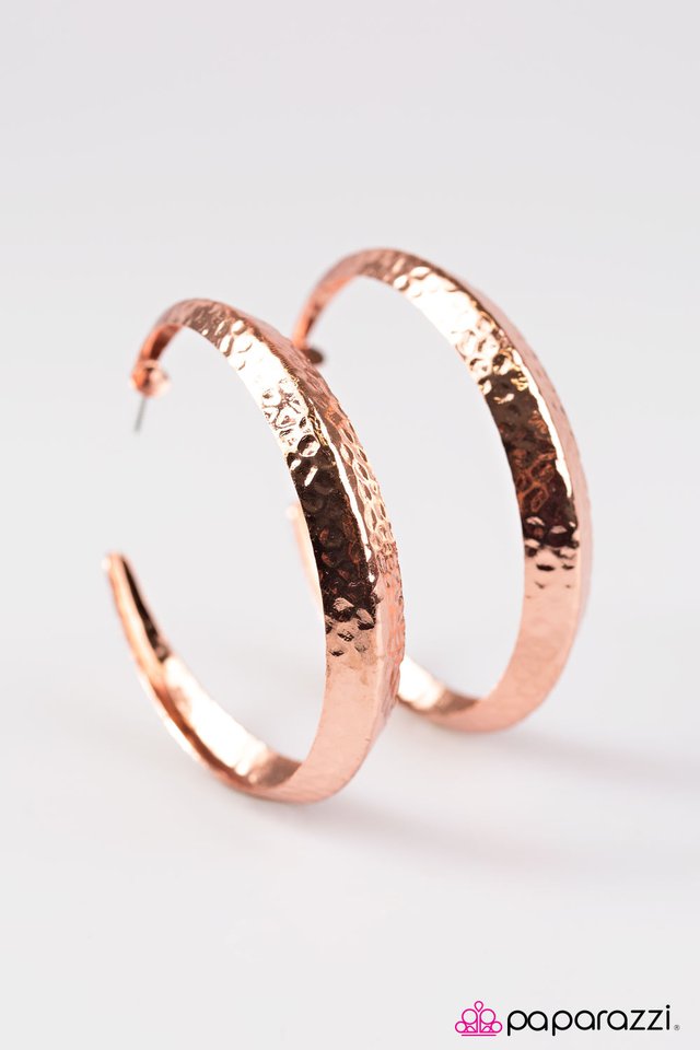 Paparazzi ♥ Jungle To Jungle - Copper ♥ Earrings