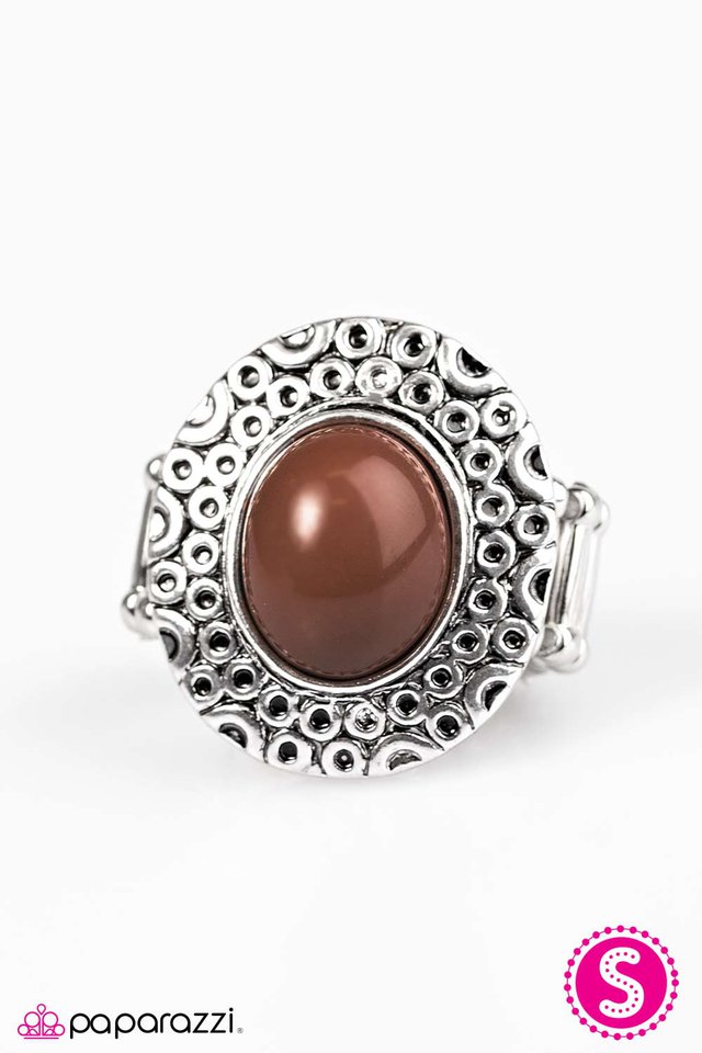 Paparazzi ♥ SPIN There, Done That - Brown ♥ Ring