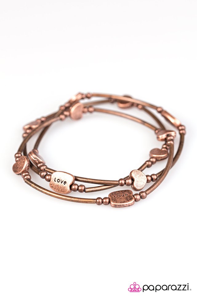Paparazzi ♥ Labor Of Love - Copper ♥ Bracelet