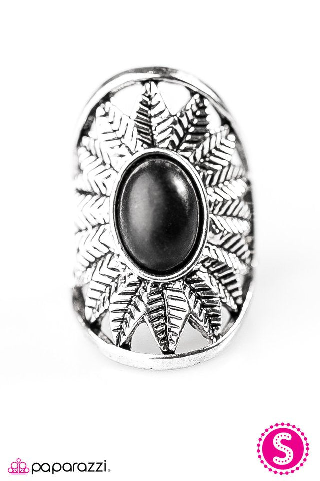 Paparazzi ♥ Natural Habitat - Black ♥ Ring