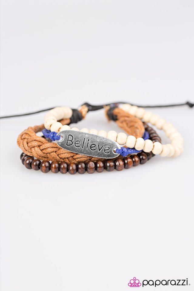 Paparazzi ♥ Believe In Yourself - Blue ♥ Bracelet