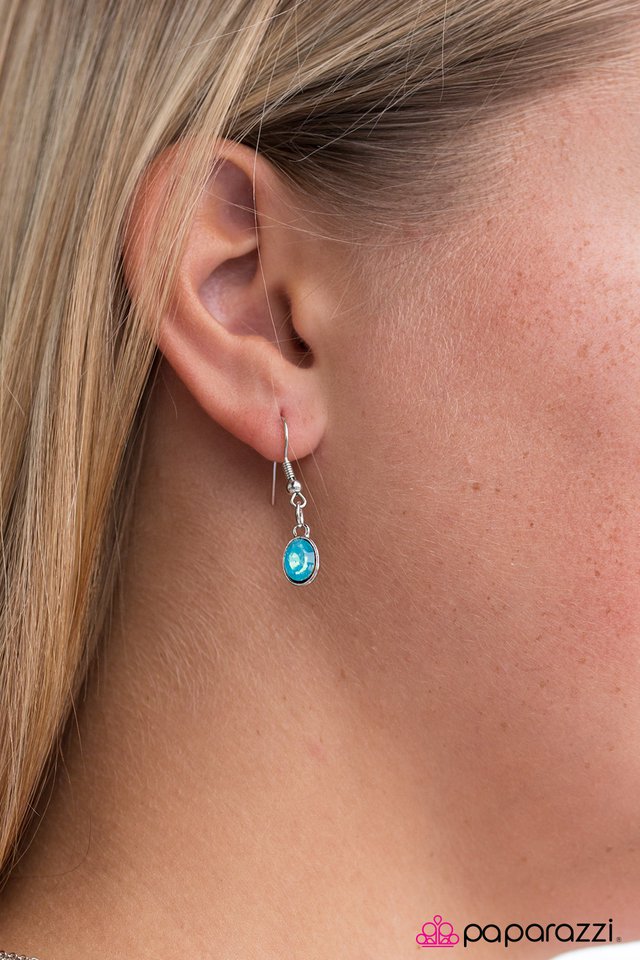 Paparazzi ♥ Precious Gem - Blue ♥ Necklace