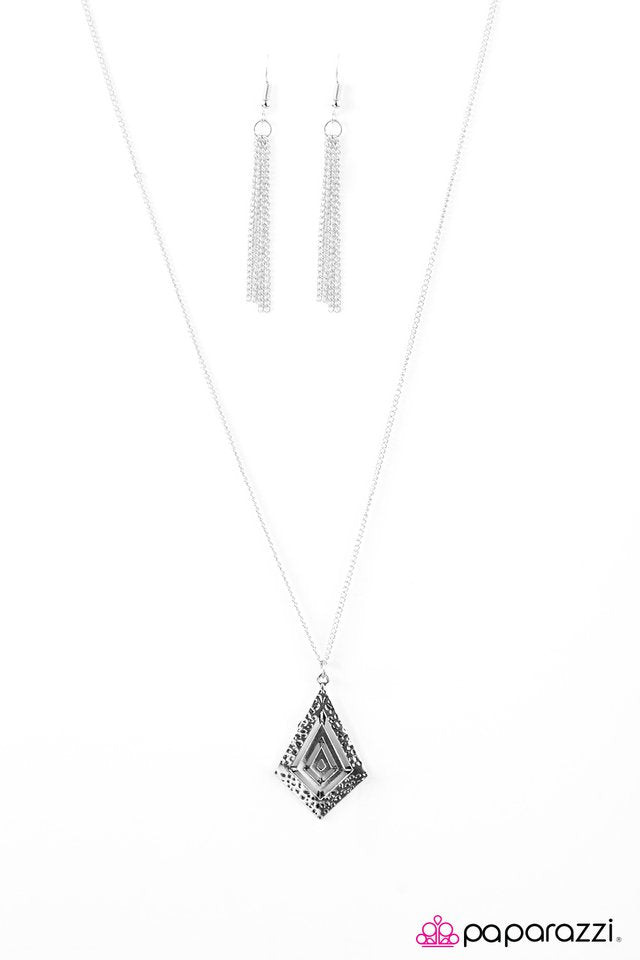 Paparazzi ♥ Home Is Where The Tribe Is - Silver ♥ Necklace
