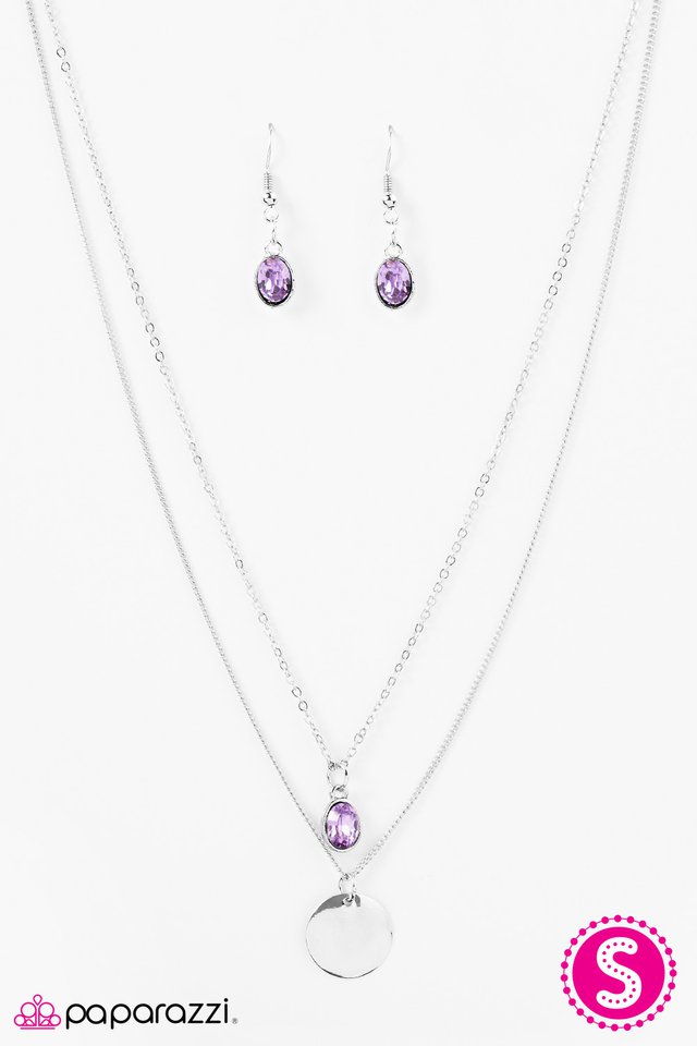Paparazzi ♥ Precious Gem - Purple ♥ Necklace