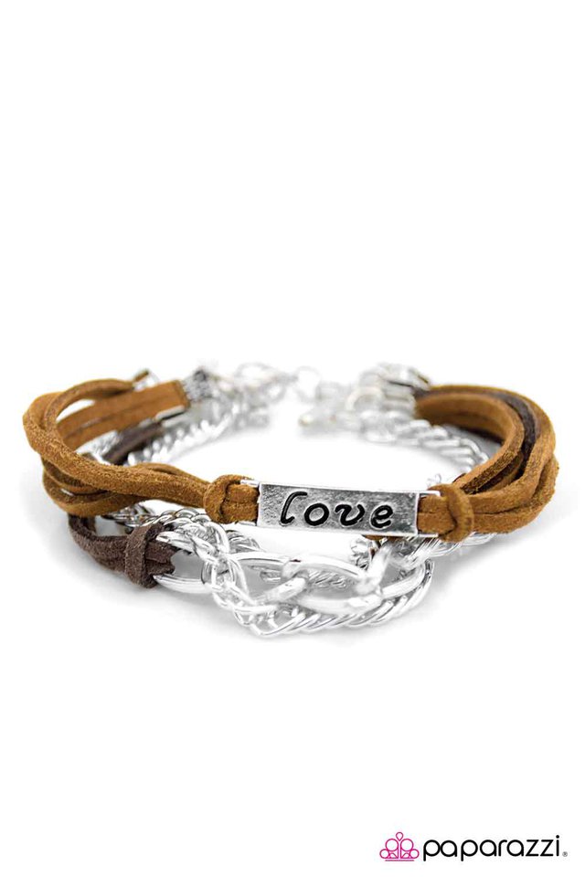 Paparazzi ♥ I Will Never Break Your Heart - Brown ♥ Bracelet