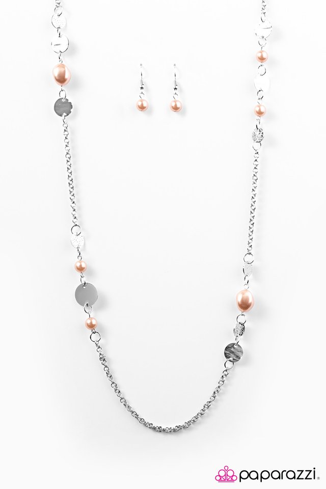 Paparazzi ♥ GLAM-tastic! - Brown ♥ Necklace