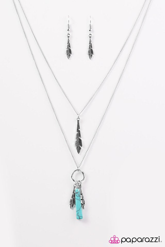 Paparazzi ♥ Colorfully Courageous - Blue ♥ Necklace