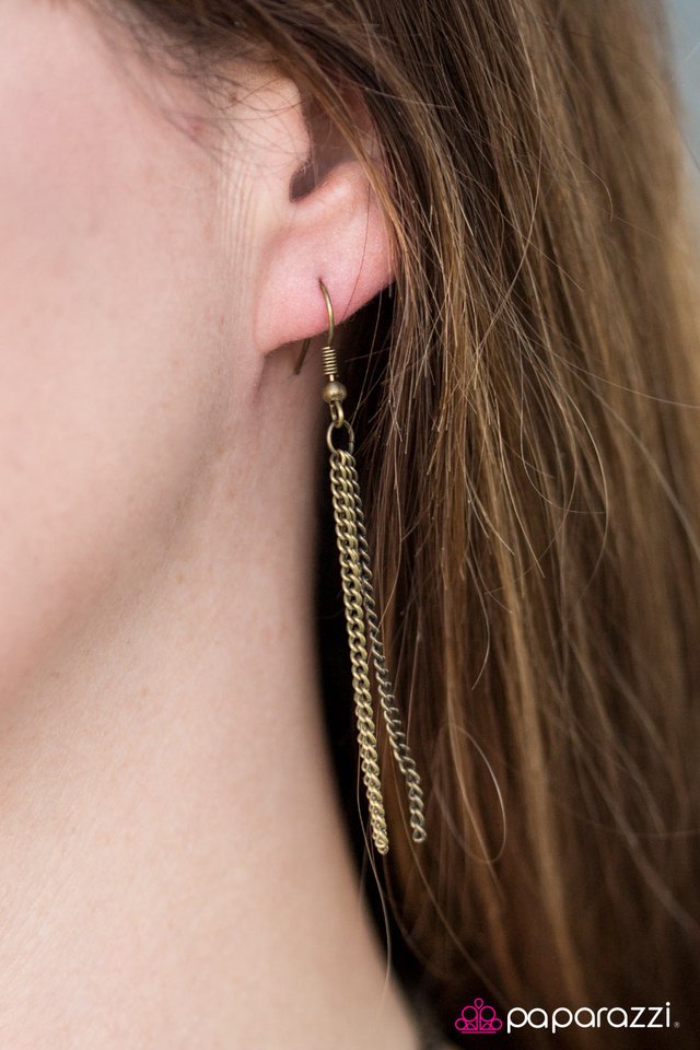 Paparazzi ♥ I Love You KNOT - Brass ♥ Necklace