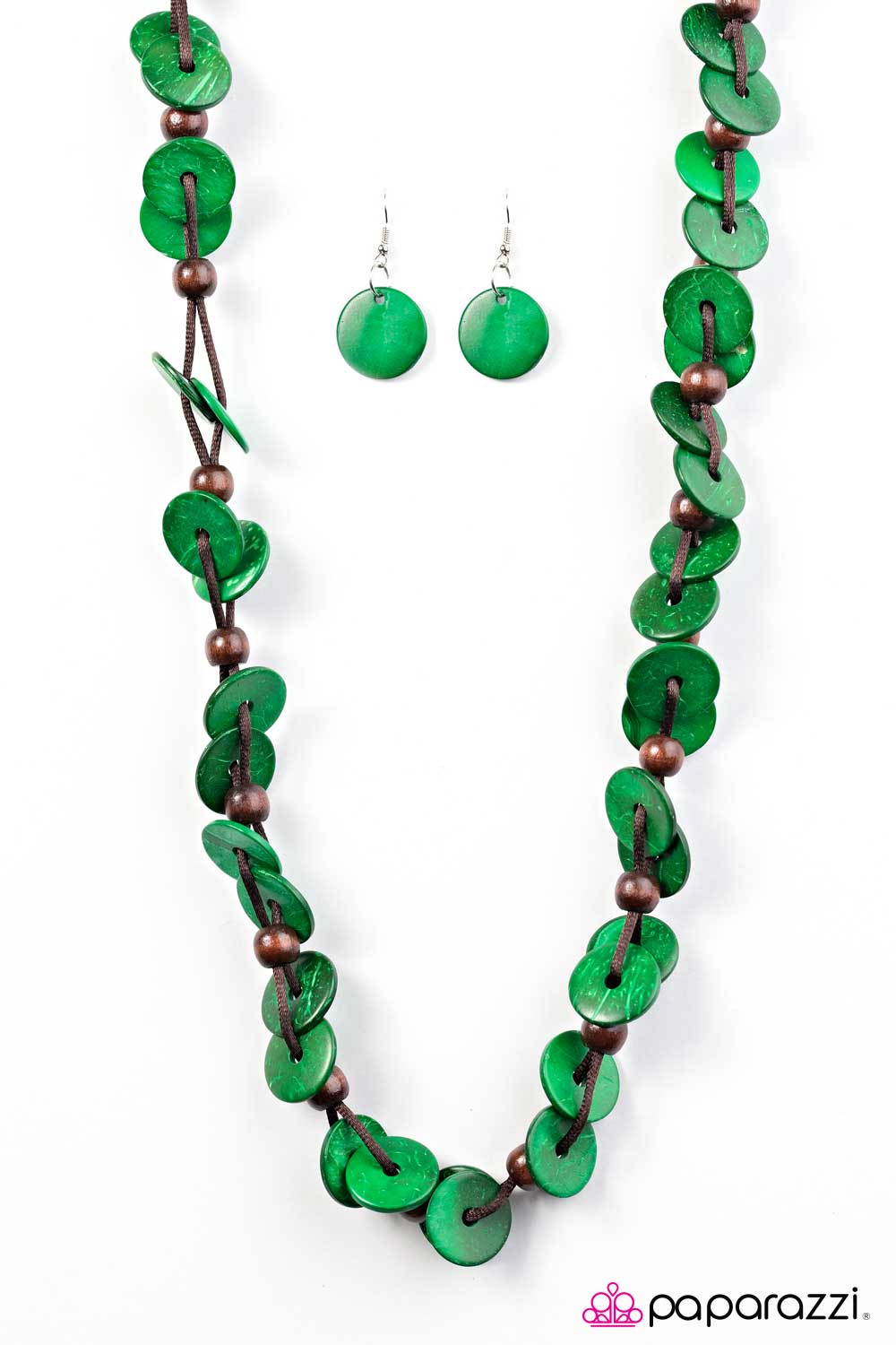 Paparazzi ♥ Caribbean Carnival - Green ♥  Necklace