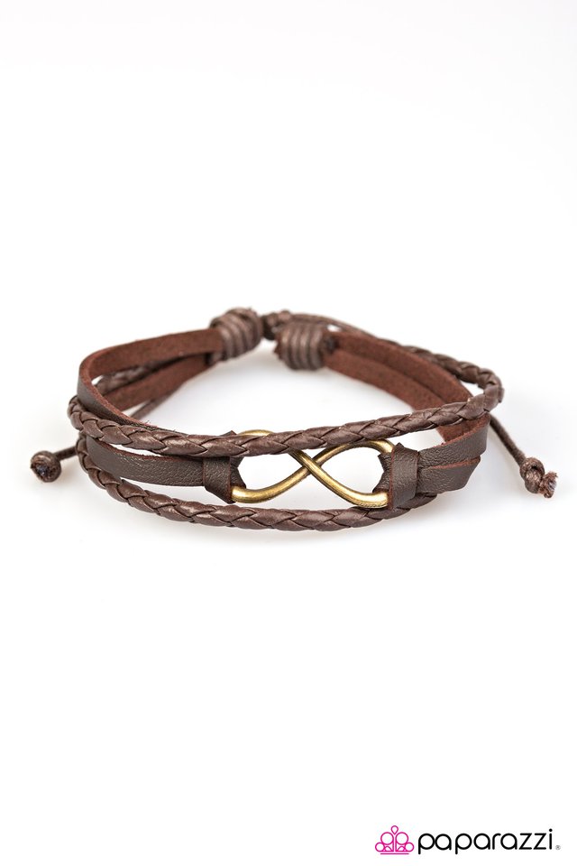 Paparazzi ♥ Together Forever - Brass ♥ Bracelet