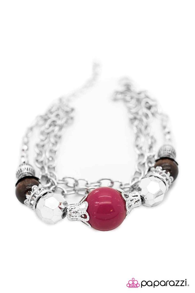 Paparazzi ♥ Belle of the Ball - Pink ♥ Bracelet