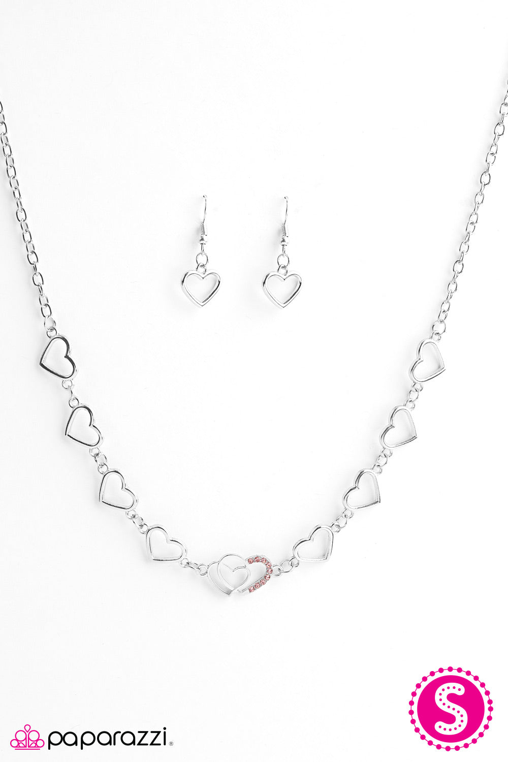 Paparazzi ♥ Dear Heart - Pink ♥  Necklace