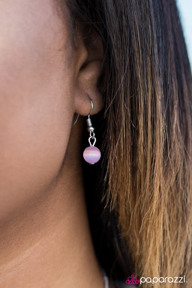 Paparazzi ♥ Stellar Splendor - Pink ♥ Necklace