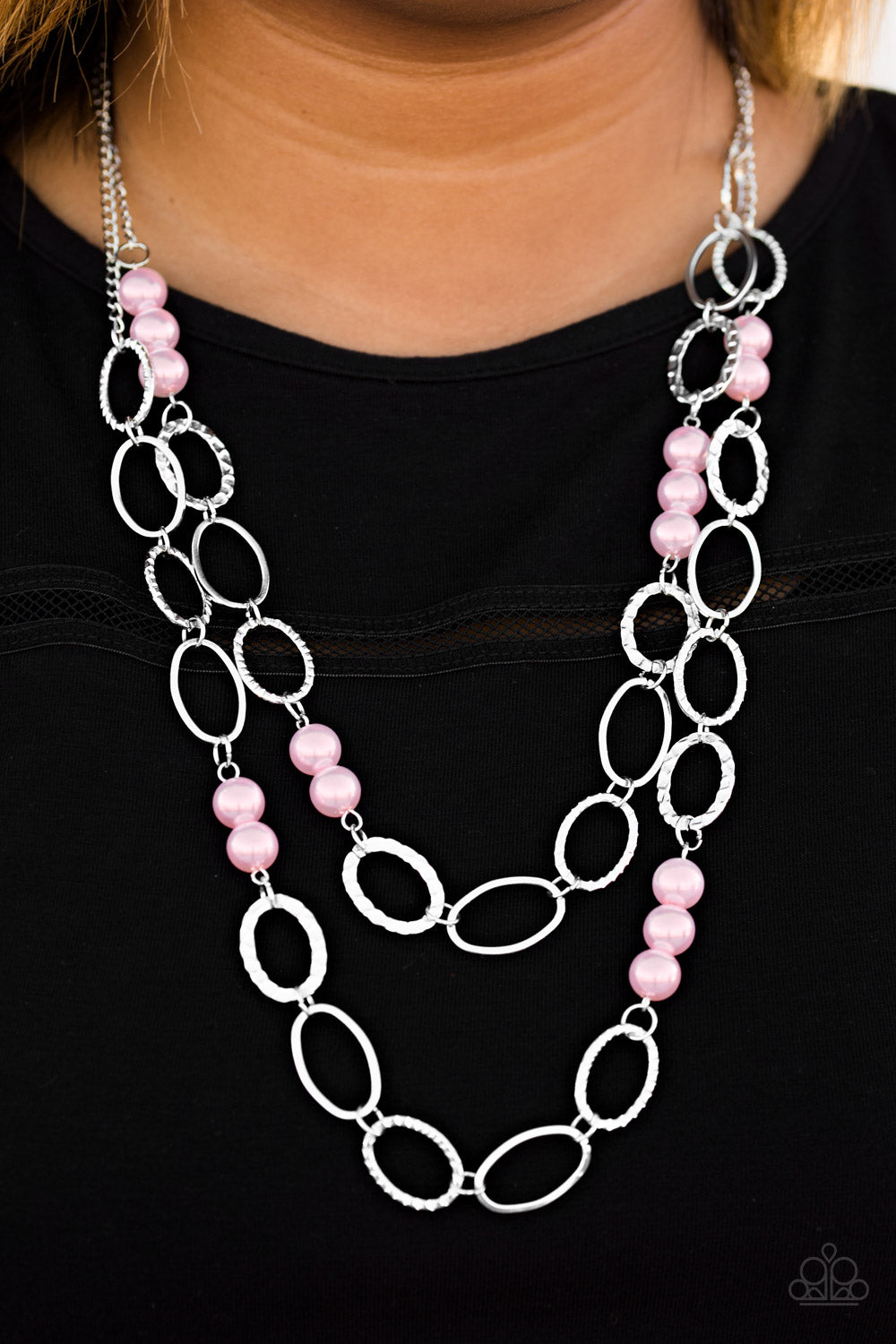 Paparazzi ♥ Box Office Romance - Pink ♥  Necklace