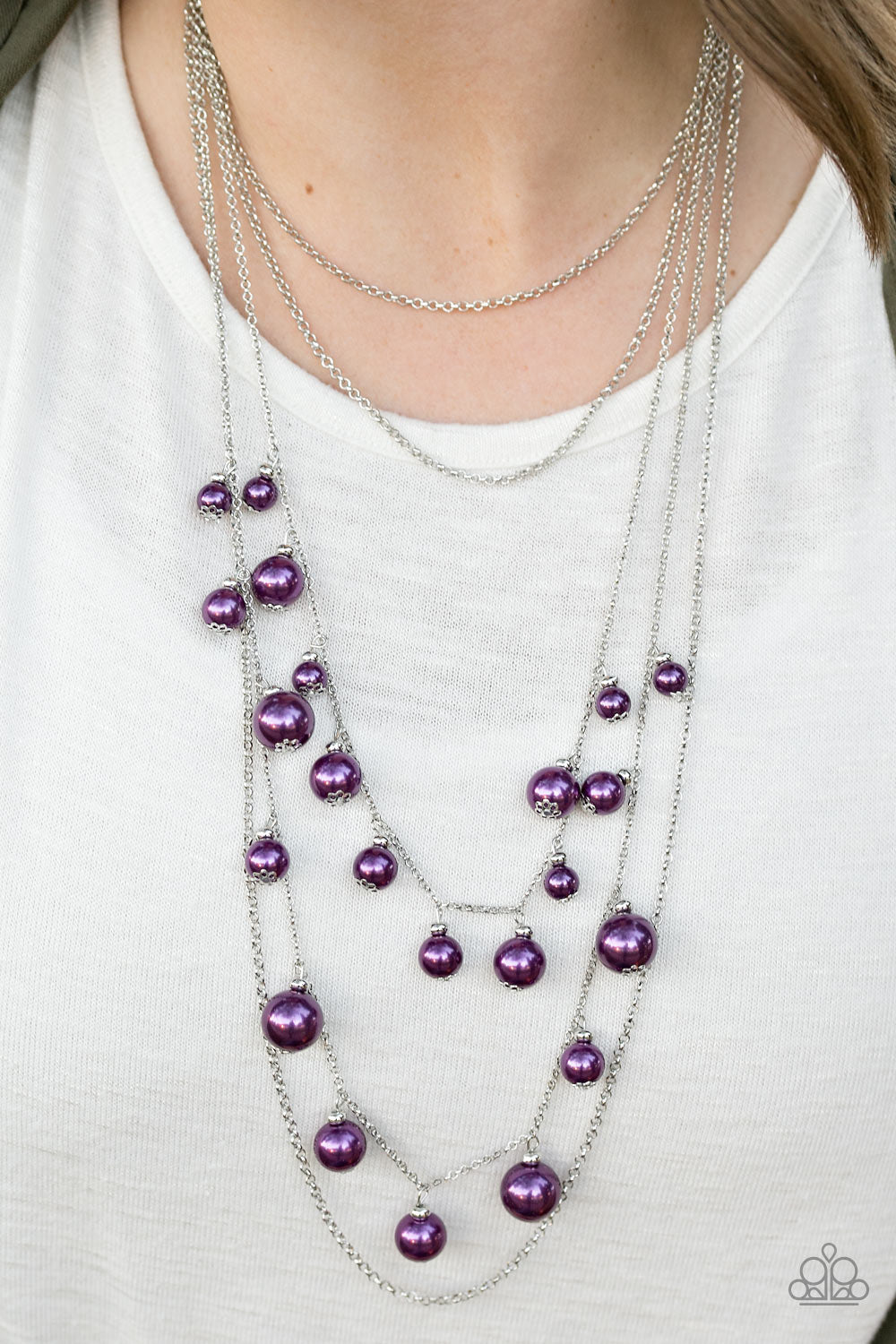 Paparazzi ♥ Up Close and Personal - Purple ♥  Necklace