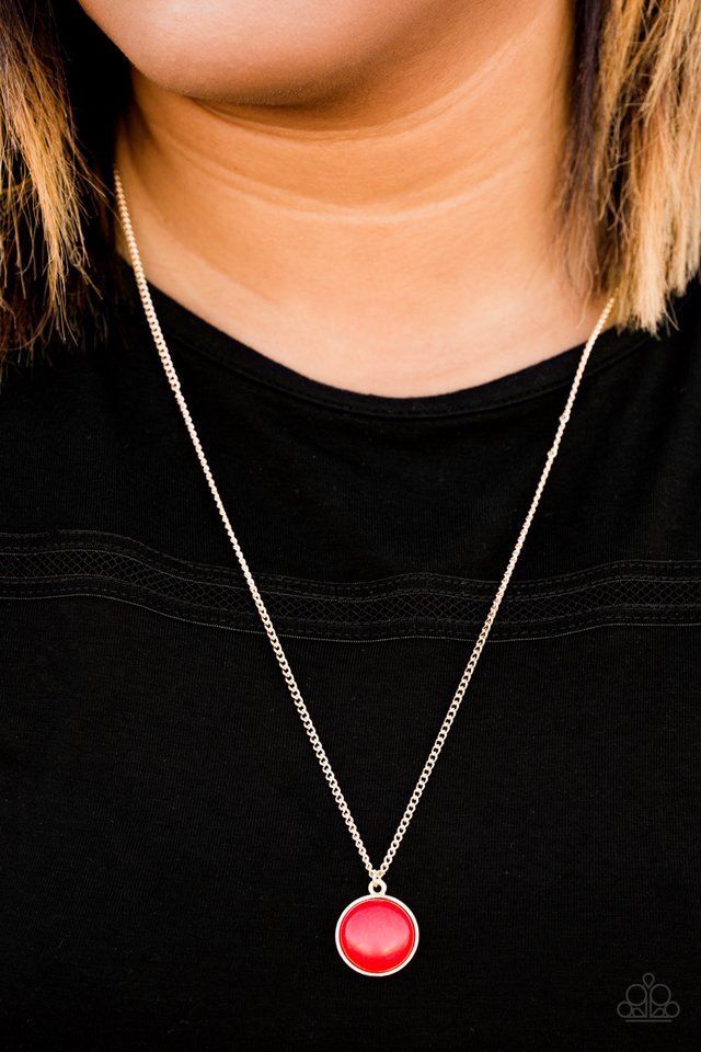 Paparazzi ♥ Natural History - Red ♥ Necklace