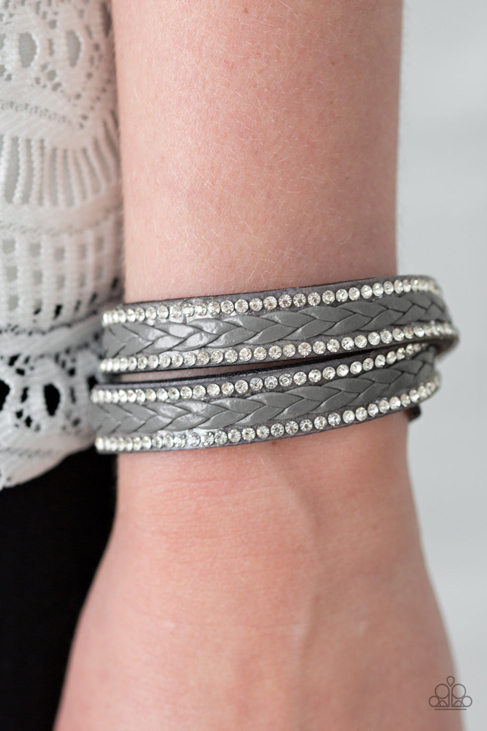 Paparazzi ♥ SLAY The Field - Silver ♥  Bracelet